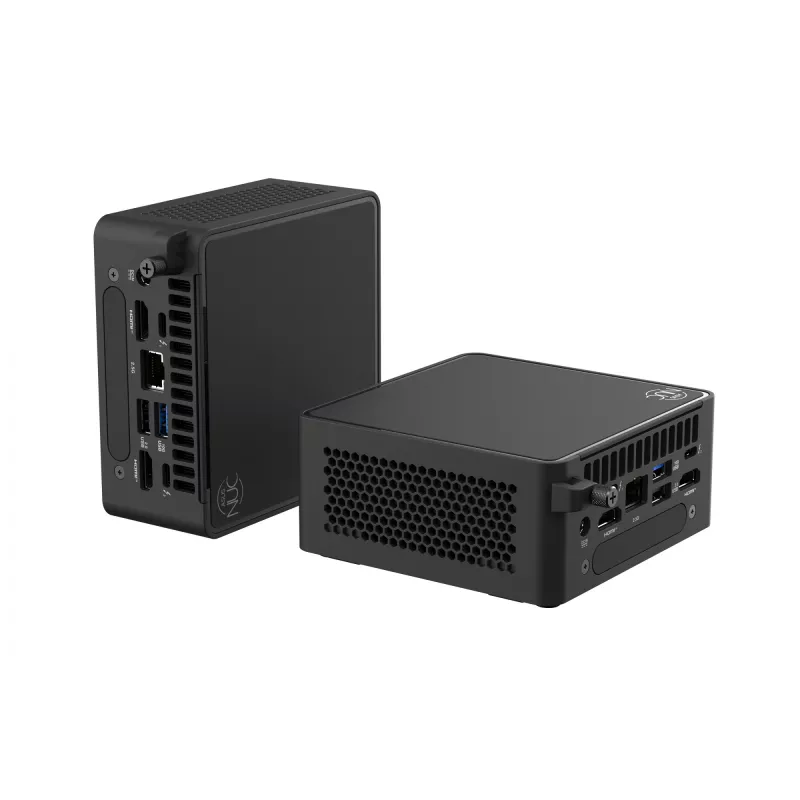 Mini PC Barebone ASUS NUC 15 Pro RNUC15CRHU700002 — Intel Core Ultra 7 255H, DDR5 até 96GB, Intel Arc 140T, Wi‑Fi 7, 2x HDMI 2.1
