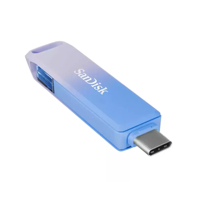 WESTERN DIGITAL SanDisk Creator Phone Drive – 256 GB Pen USB – USB-C/Lightning – azul