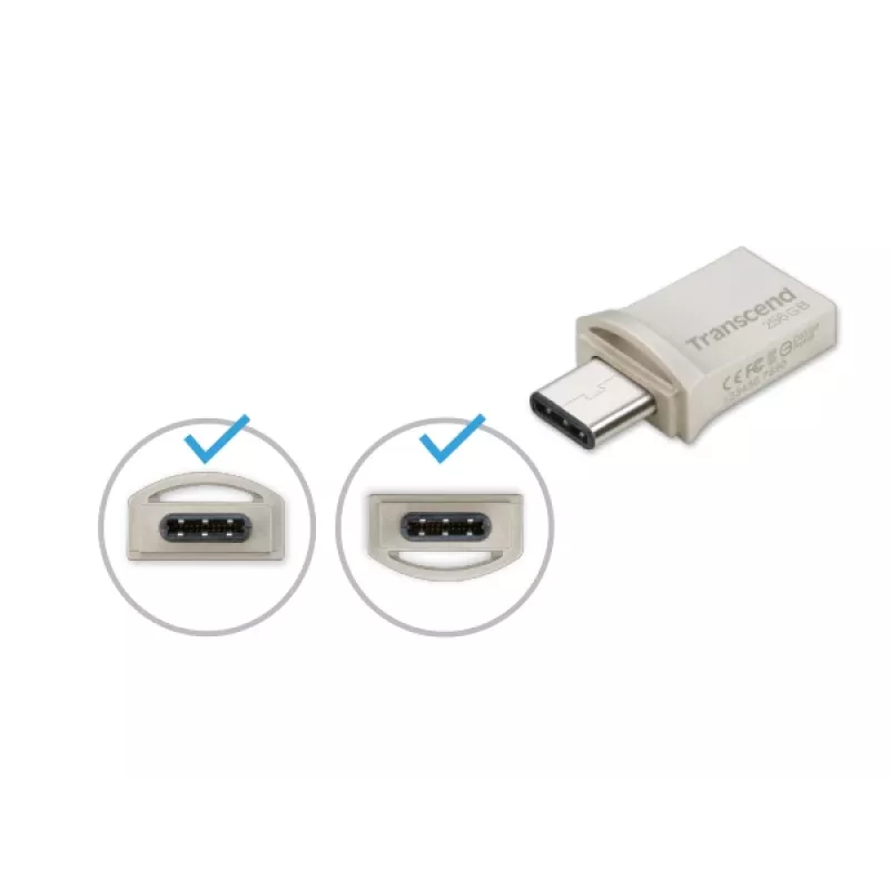 TRANSCEND Jetflash 890 - 256GB Pen USB - USB 3.1 / tipo C