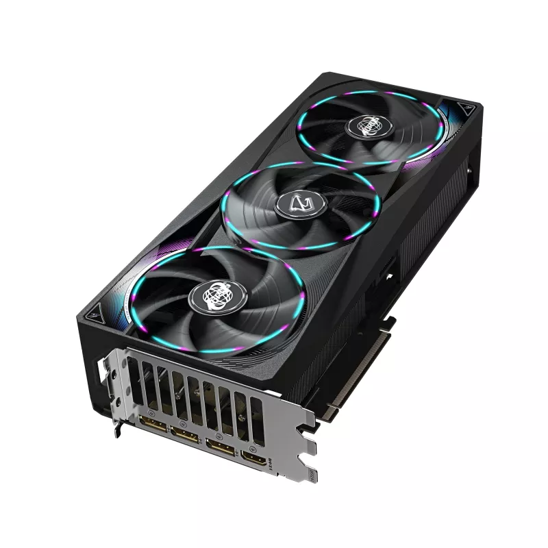 Placa gráfica GIGABYTE AORUS GeForce RTX 5070 MASTER 12G - 12GB GDDR7, 192bit, PCI-E 5.0, 2715 MHz frequência do núcleo, 3 x DP 2.1a, 1 x HDMI 2.1b, NVIDIA DLSS 4, GV-N5070AORUS M-12GD