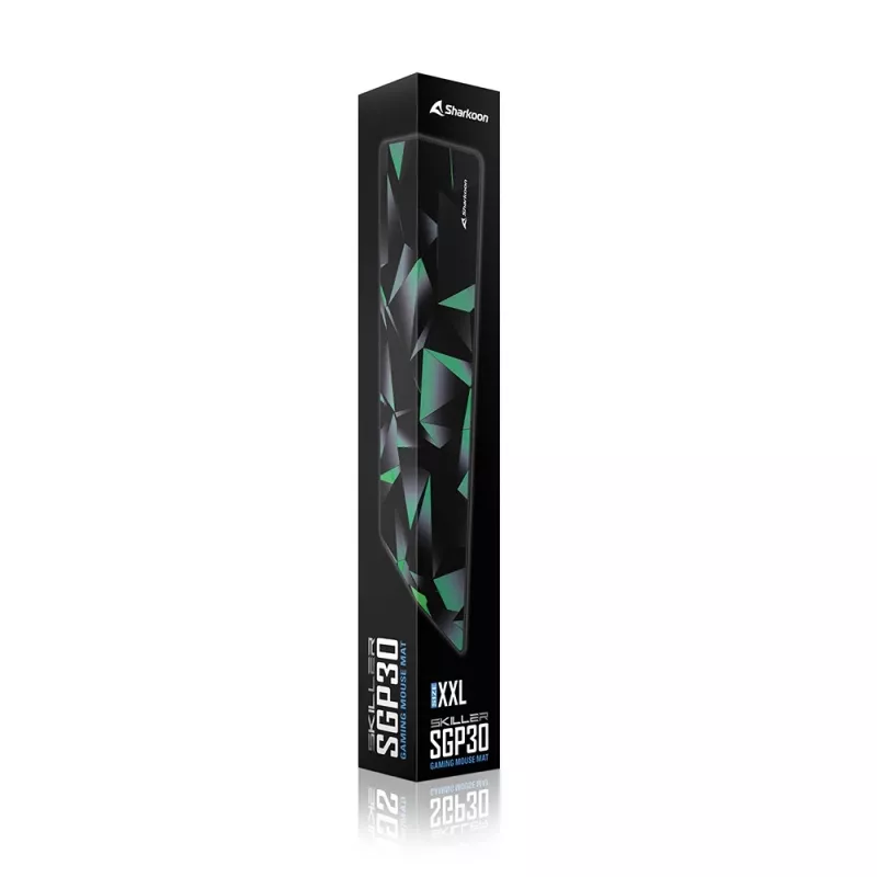 Tapete de rato Sharkoon Sgp30 – preto/verde/cinzento