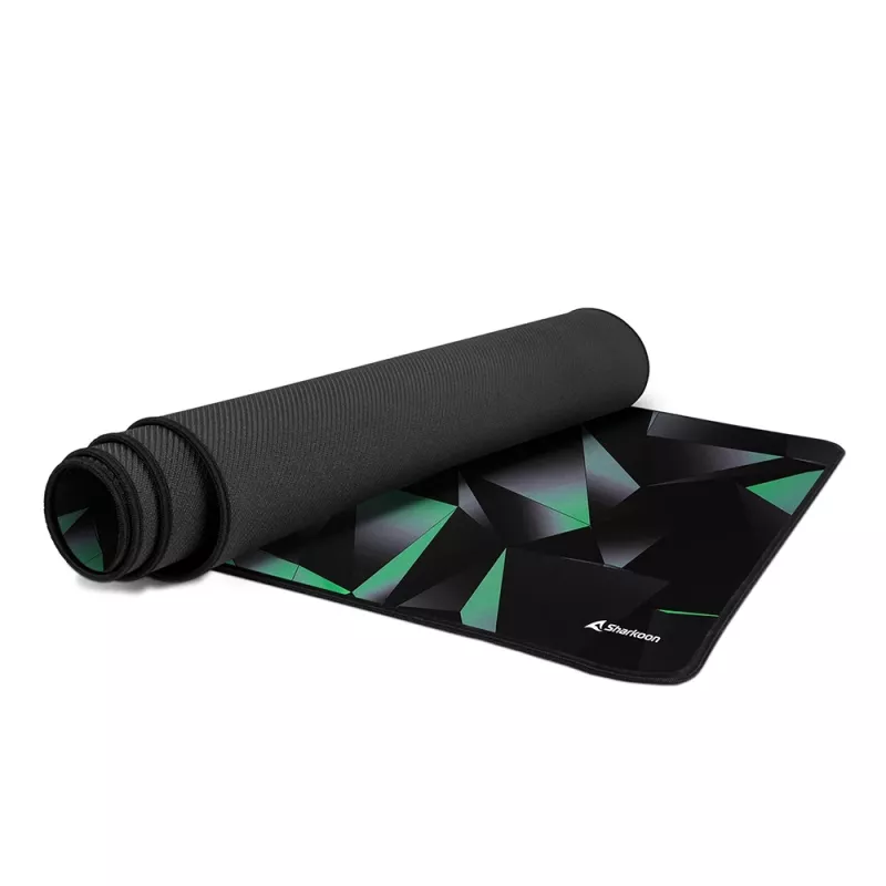 Tapete de rato Sharkoon Sgp30 – preto/verde/cinzento