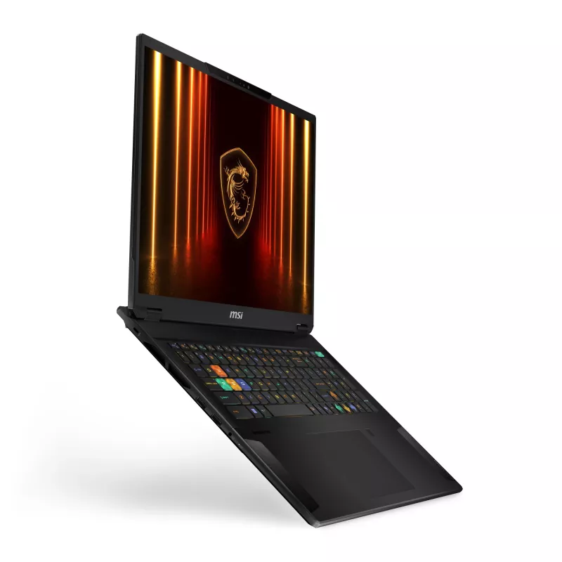 MSI Stealth 18 HX AI A2XWIG-042 portátil gaming, 18 polegadas UHD+ 3840x2400 120 Hz, Intel Core Ultra 9 275HX, 64 GB DDR5, 2 TB SSD, NVIDIA GeForce RTX 5080, Wi-Fi 7 (802.11be), Bluetooth, Windows 11 Pro, preto