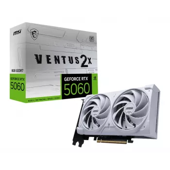 Placa gráfica MSI GeForce RTX 5060 8 GB GDDR7, PCIe 5.0, 128-Bit, 2527 MHz Boost, 145 W, 4 monitores