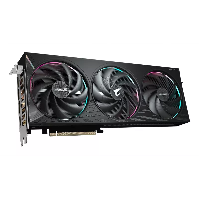 Placa gráfica GIGABYTE AORUS GeForce RTX 5060 ELITE 8G - 8GB GDDR7, 128bit, PCI-E 5.0, 2722 MHz frequência do núcleo, 3 x DisplayPort, 1 x HDMI, GV-N5060AORUS E-8GD