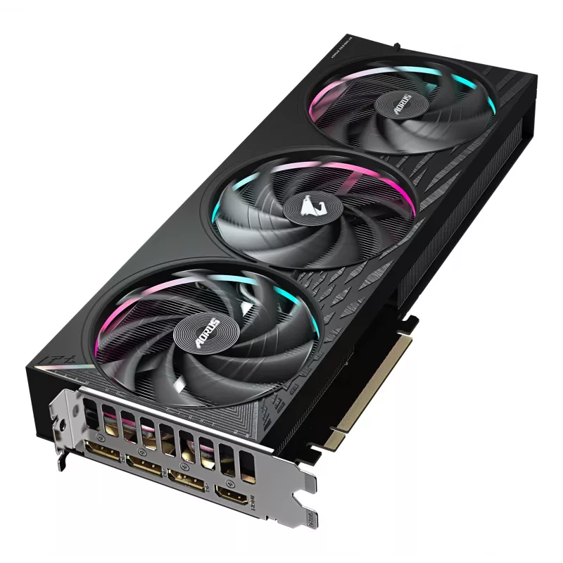 Placa gráfica GIGABYTE AORUS GeForce RTX 5060 ELITE 8G - 8GB GDDR7, 128bit, PCI-E 5.0, 2722 MHz frequência do núcleo, 3 x DisplayPort, 1 x HDMI, GV-N5060AORUS E-8GD