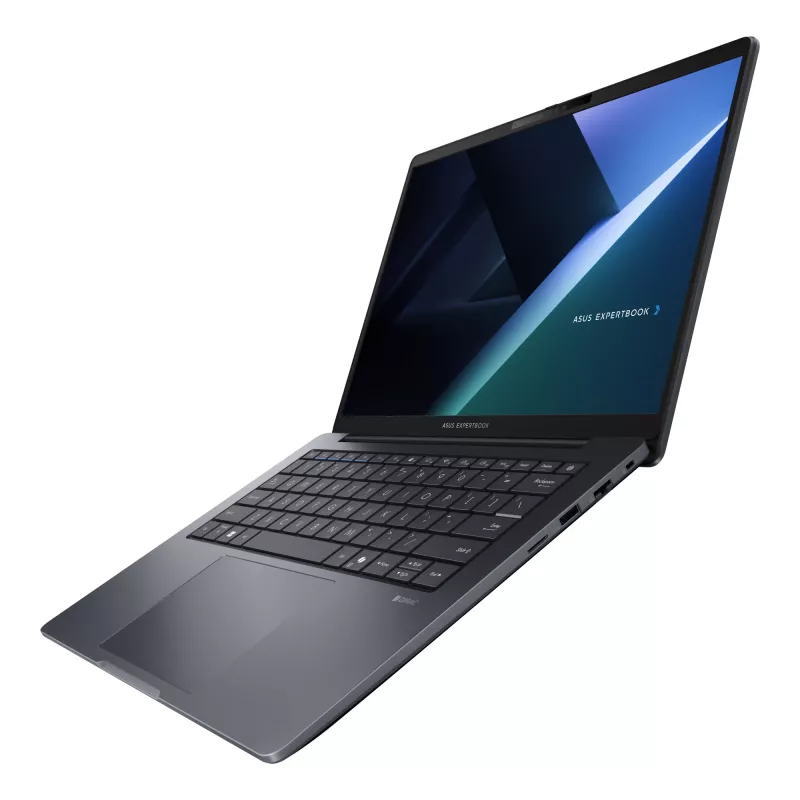 ASUS ExpertBook B3 B3405CCA-LY0066X portátil, Intel Core Ultra 5 125H, 35,6 cm (14 polegadas) WUXGA, 16 GB DDR5-SDRAM, 512 GB SSD, Intel Arc Graphics, Windows 11 Pro, teclado alemão, preto, cinzento