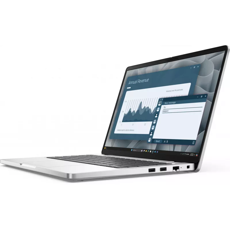 DELL Pro 14 PC14255 portátil, AMD Ryzen AI 7 PRO 350, 35,6 cm (14 polegadas) Full HD+, 16 GB DDR5-SDRAM, 512 GB SSD, AMD Radeon 860M, Wi-Fi, teclado retroiluminado, Windows 11 Pro, teclado alemão, platina