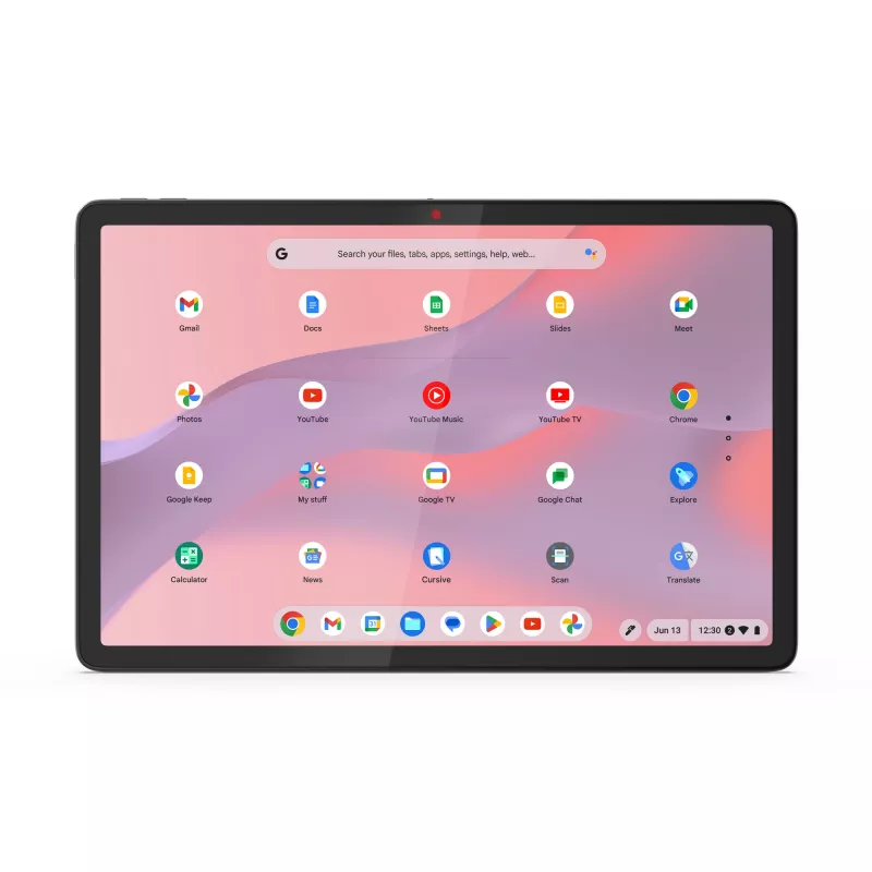 Lenovo Chromebook Duet 11M889 Chromebook 2 em 1 destacável, MediaTek Kompanio 838, 27,8 cm (10,9 polegadas) ecrã tátil WUXGA, 8 GB LPDDR4x-SDRAM, 128 GB eMMC, ChromeOS, teclado alemão, cinzento