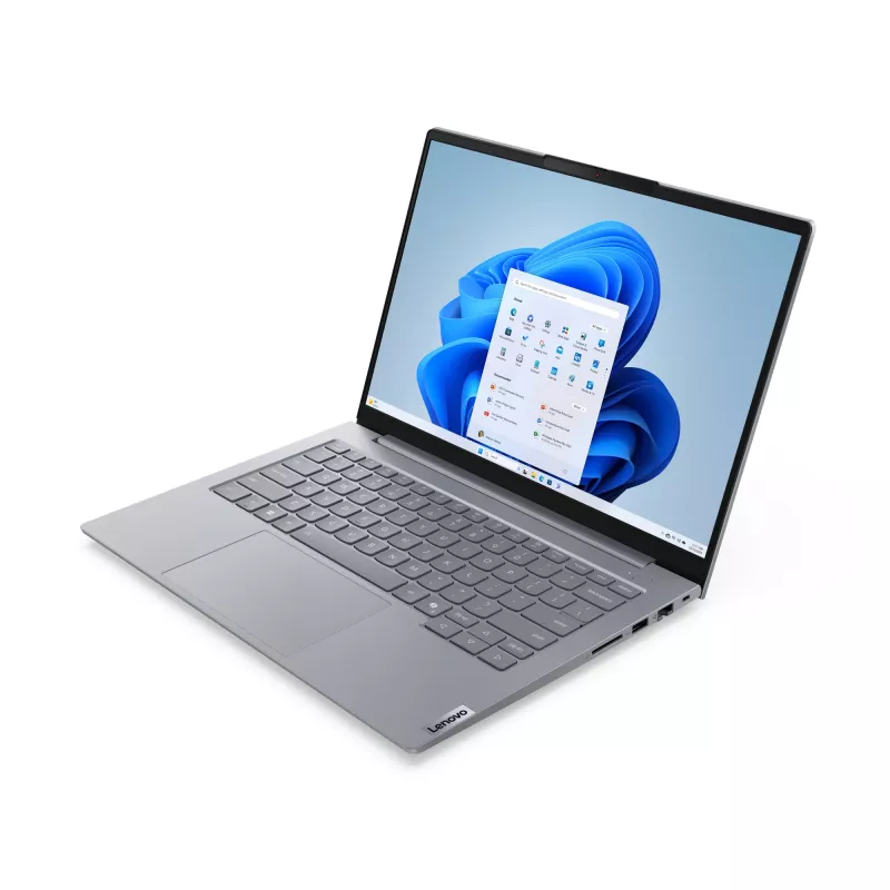 Portátil Lenovo ThinkBook 14 G8 IAL, Intel Core Ultra 5 225U, 35,6 cm (14 polegadas) WUXGA IPS, 32 GB DDR5-SDRAM, SSD de 512 GB, Wi-Fi 6E, Windows 11 Pro, teclado alemão, cinzento