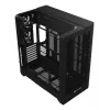 Thermaltake View 390 Air caixa de PC midi torre, ATX, ARGB, vidro temperado, fonte PS2, HDD de 3,5 polegadas, SSD de 2,5 polegadas, ventoinhas frontais até 200 mm, preta
