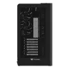 Thermaltake View 390 Air caixa de PC midi torre, ATX, ARGB, vidro temperado, fonte PS2, HDD de 3,5 polegadas, SSD de 2,5 polegadas, ventoinhas frontais até 200 mm, preta