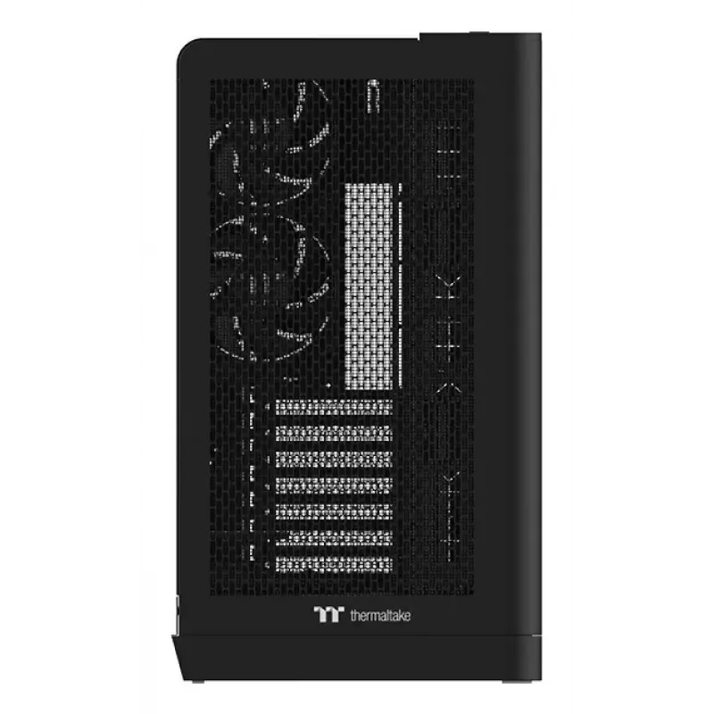 Thermaltake View 390 Air caixa de PC midi torre, ATX, ARGB, vidro temperado, fonte PS2, HDD de 3,5 polegadas, SSD de 2,5 polegadas, ventoinhas frontais até 200 mm, preta