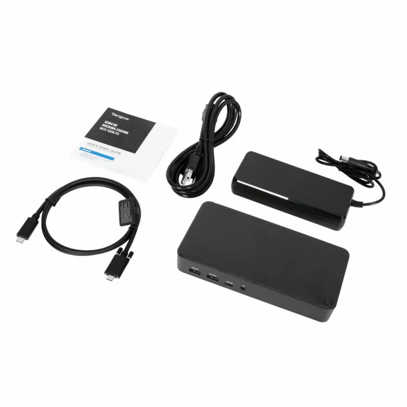 Targus DOCK460EUZ Docking station para portátil/replicador de portas com fios USB4 preto