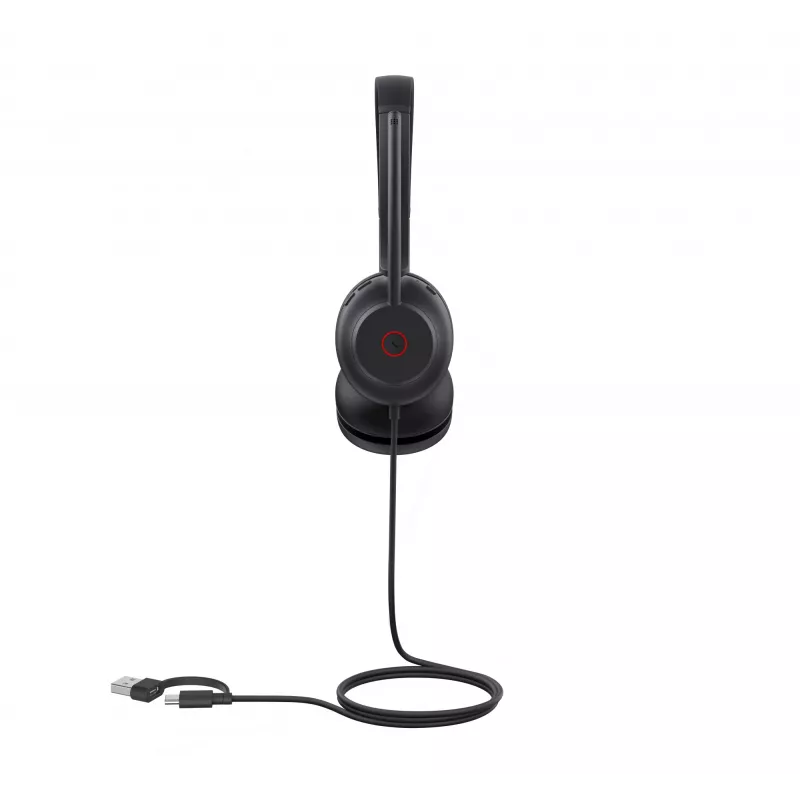 Yealink UH35 Dual UC USB-C/A Headset, com fios, 20 - 20000 Hz, chamadas/música, 139,5 g, headset, preto