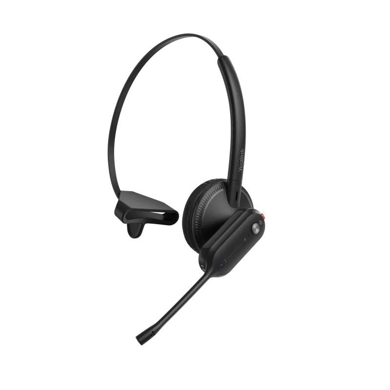 Yealink WH63 E2 Teams Headset, sem fios, chamadas/música, 16 g, headset, preto