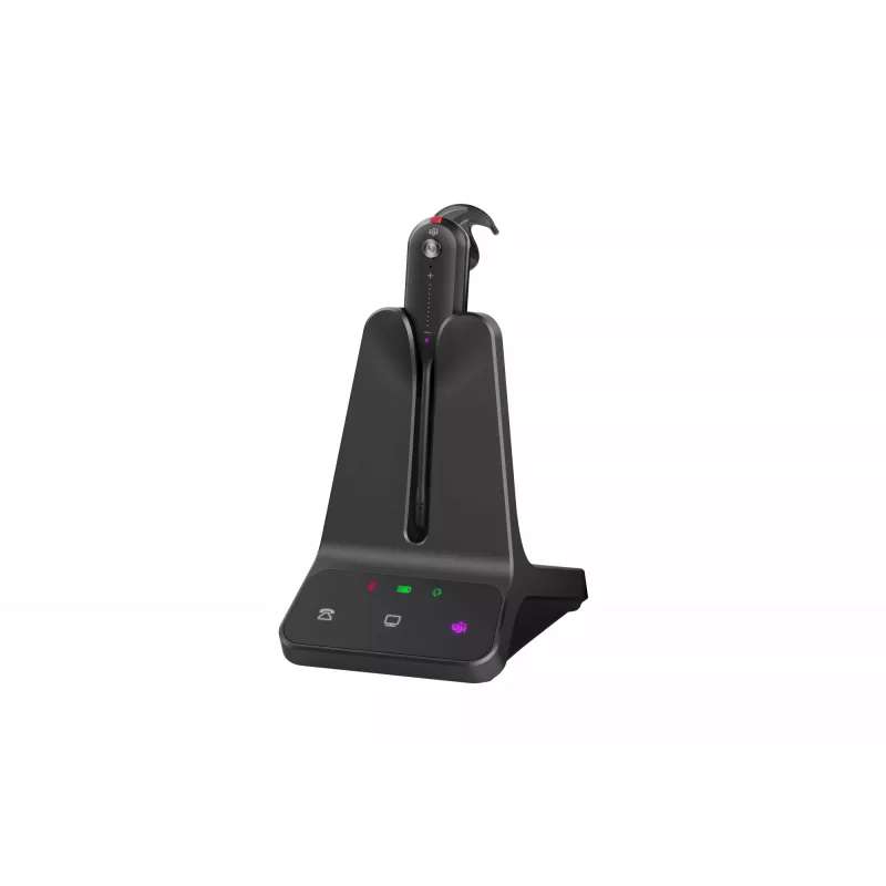 Yealink WH63 E2 Teams Headset, sem fios, chamadas/música, 16 g, headset, preto