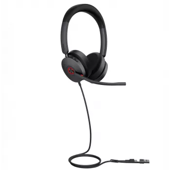 Yealink UH48 Dual Teams USB-C/A Headset, com fios, chamadas/música, 20–20000 Hz, 169 g, headset, preto