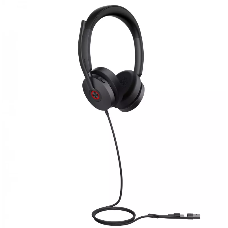 Yealink UH48 Dual Teams USB-C/A Headset, com fios, chamadas/música, 20–20000 Hz, 169 g, headset, preto