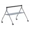 Yealink MB-FS-P860T suporte de chão móvel para MeetingBoard 86 Pro (86 polegadas / 2,18 m), com tabuleiro e rodas, preto, cinzento
