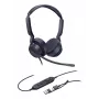 Yealink UH42 Dual UC USB-C/A headset, com fios, chamadas/música, 20 - 20000 Hz, 160 g, headset, preto