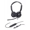 Yealink UH42 Dual UC USB-C/A headset, com fios, chamadas/música, 20 - 20000 Hz, 160 g, headset, preto