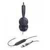 Yealink UH42 Dual UC USB-C/A headset, com fios, chamadas/música, 20 - 20000 Hz, 160 g, headset, preto