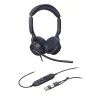 Yealink UH46 Dual Teams USB-C/A headset, com fios, 20 - 20000 Hz, escritório/call center, 166 g, headset, preto