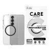 PanzerGlass CARE™ by ® Urban Combat capa transparente com preto compatível com Qi Samsung Galaxy S25