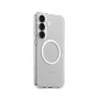 PanzerGlass CARE™ by ® Urban Combat capa, transparente, com branco, compatível com Qi para Samsung Galaxy S25+