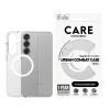 PanzerGlass CARE™ by ® Urban Combat capa, transparente, com branco, compatível com Qi para Samsung Galaxy S25+