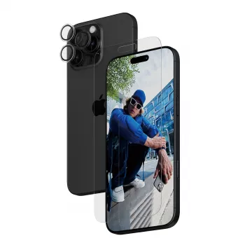 PanzerGlass pacote 2-em-1 iPhone 16 Pro Max B2876+1286