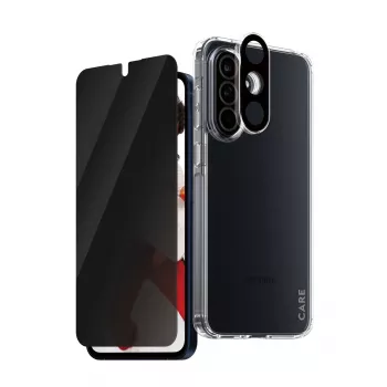PanzerGlass ® | CARE by ® Flagship pacote de privacidade 3-em-1 Samsung Galaxy A56 5G