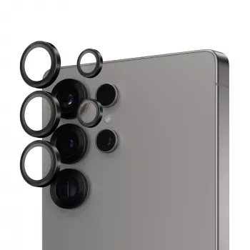 PanzerGlass ® Hoops® proteção de lentes de câmara preto Samsung Galaxy S25 Ultra