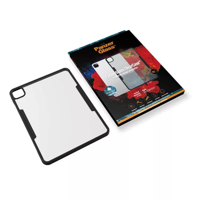 PanzerGlass ® ClearCase™ iPad Pro 11″ (2018, 2020-2022), capa, Apple, Apple - iPad Pro 11″, 27,9 cm (11 polegadas), preto