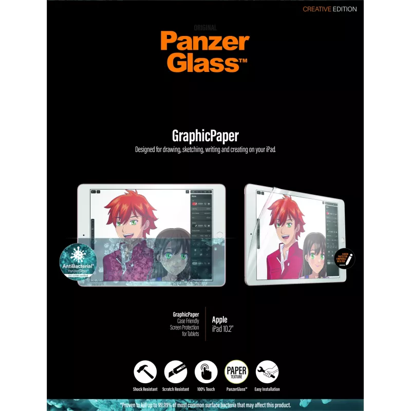 PanzerGlass ® GraphicPaper® película de proteção de ecrã iPad 10.2″ (2019-2021)