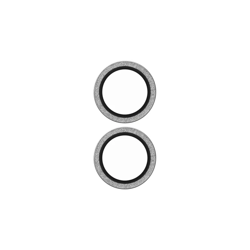 Proteção de objetiva de câmara PanzerGlass SAFE. by Glitter Silver iPhone '24 6,1 polegadas | 6,7 polegadas