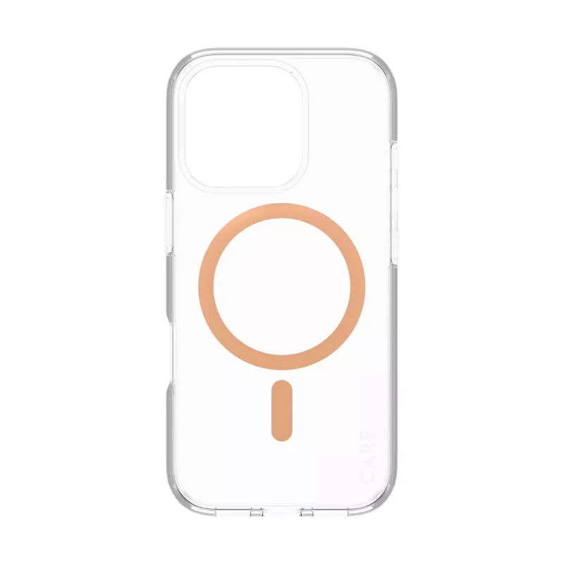 PanzerGlass CARE™ by ® Urban Combat capa transparente c. MagSafe Peachy iPhone 16 Pro