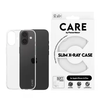 PanzerGlass CARE™ by ® X-Ray capa iPhone 16 Plus, capa, Apple, Apple - iPhone 16 Plus, transparente