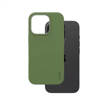 Capa PanzerGlass CARE by ® capa moda Verde c. MagSafe iPhone '24 6.3 polegadas Pro
