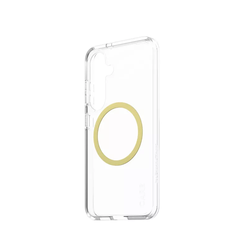 Capa PanzerGlass CARE™ by ® Urban Combat transparente com Chardonnay compatível com Qi Samsung Galaxy S25