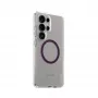 Capa PanzerGlass CARE™ by ® Urban Combat transparente com roxo ameixa compatível com Qi Samsung Galaxy S25 Ultra