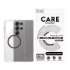 Capa PanzerGlass CARE™ by ® Urban Combat transparente com roxo ameixa compatível com Qi Samsung Galaxy S25 Ultra