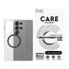 Capa PanzerGlass CARE™ by ® Urban Combat, transparente, com preto Qi, compatível, Samsung Galaxy S25 Ultra