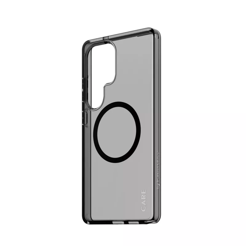Capa PanzerGlass CARE™ by ® Urban Combat Smokey com preto compatível com Qi Samsung Galaxy S25 Ultra