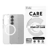 Capa PanzerGlass CARE™ by ® Urban Combat Star Lit com branco compatível com Qi Samsung Galaxy S25