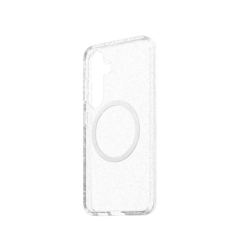 Capa PanzerGlass CARE™ by ® Urban Combat Star Lit com branco compatível com Qi Samsung Galaxy S25