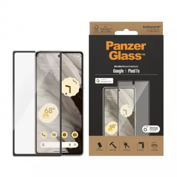 Película de proteção de ecrã PanzerGlass® Google Pixel 7a | Ultra Wide Fit