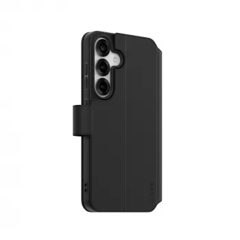 Capa carteira PanzerGlass Samsung Galaxy S25 transparente com suporte