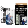 PanzerGlass ® 4-in-1 pacote de proteção iPhone 16 Pro Max, Apple, Apple - iPhone 16 Pro Max, aplicação a seco, resistente a riscos, resistente a choques, transparente, 1 unid.